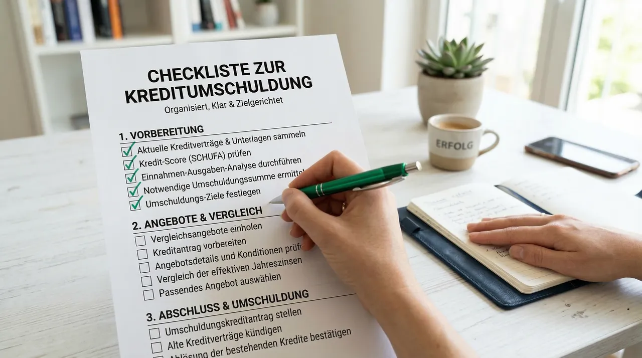 Umschuldung Voraussetzungen – Bonität, SCHUFA und Unterlagen